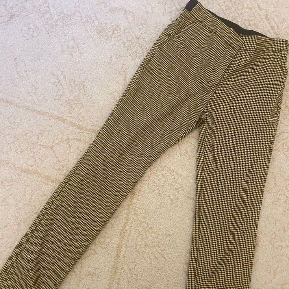 Zara jogger waist checkered slacks